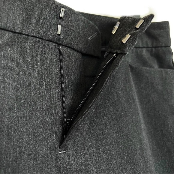 NWT Ecru Charcoal Grey Skinny Beck Power Stretch Trouser Pants Size 12 - Picture 6 of 7